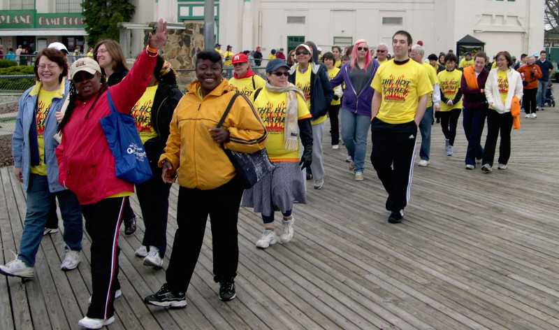 And the MS Walk is underway!