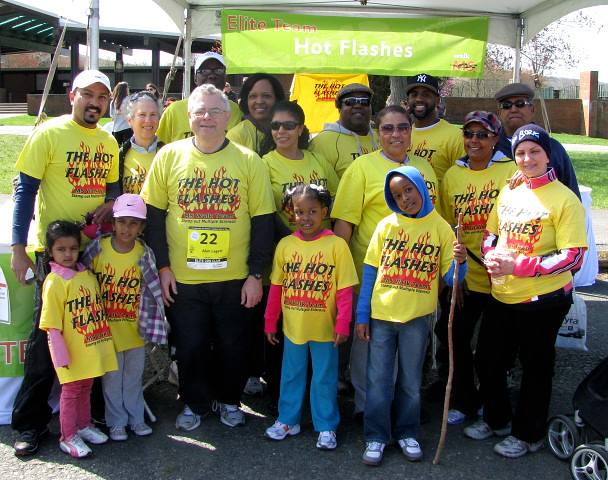 This is the picture from after the MS Walk
