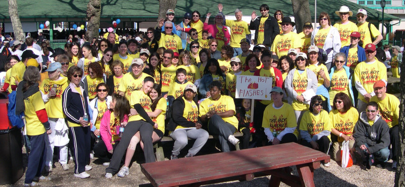 Picture of the Hot Flashes team in 2005