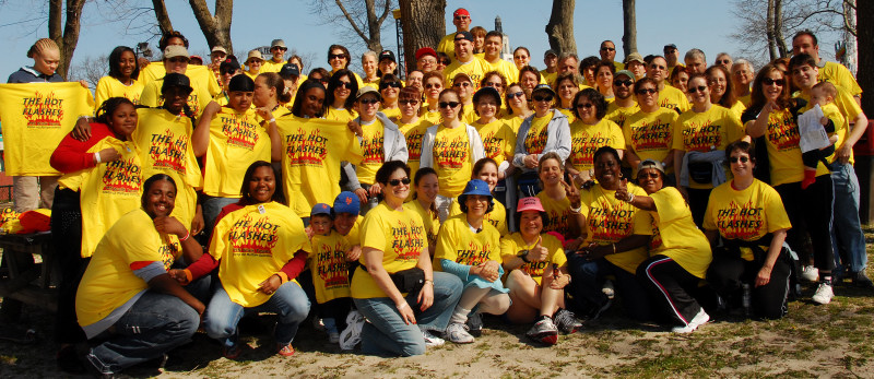 Picture of the Hot Flashes team in 2007